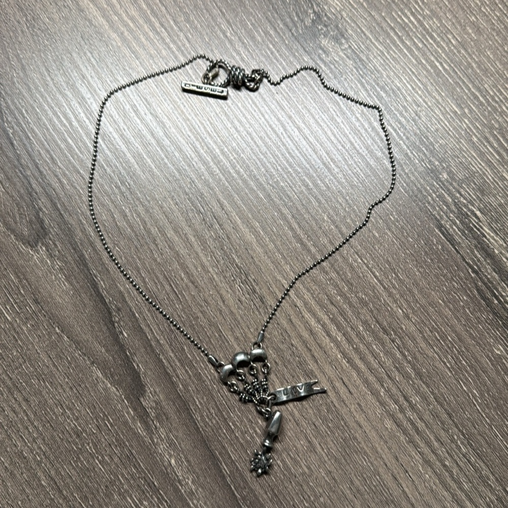Diesel Silver 925 Necklace RARE